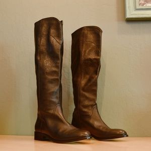 Black Chanel Riding Boots